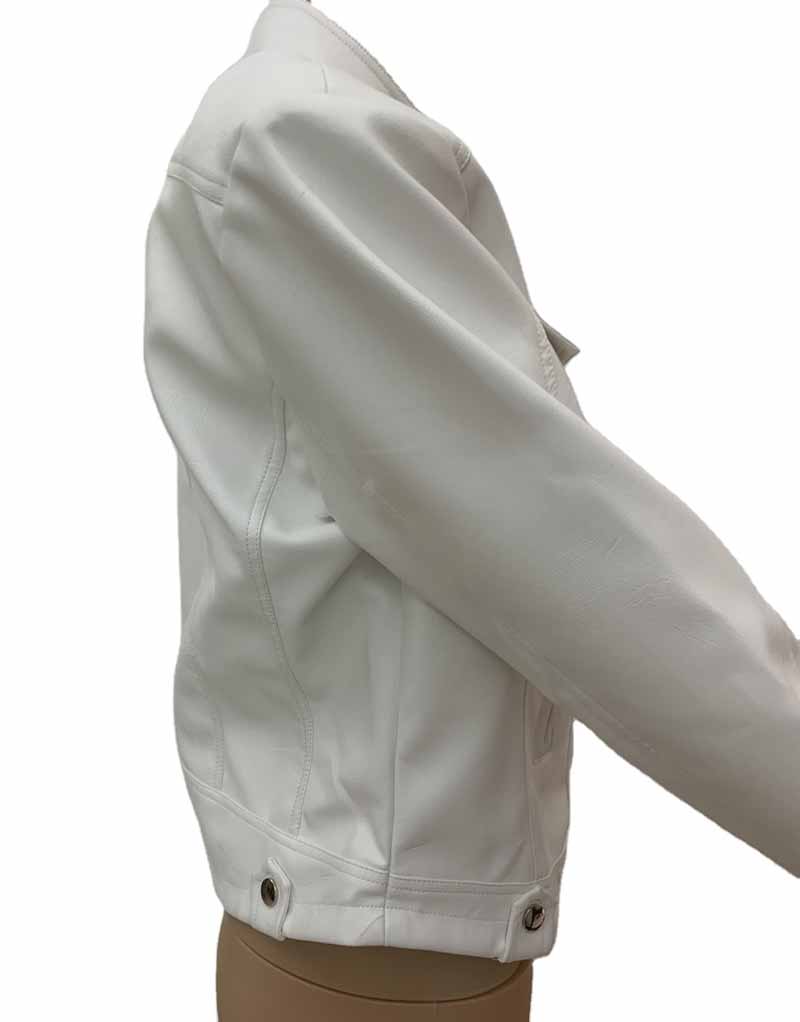 Women Lined PU Leather Jackets Fall Winter Long Sleeve Faux Leather Slim Fit Zipper Lady's Motorcycle Jacket