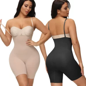 Women's Plus Size Corset Hip Waist Shapewear High Elastic Thin Sling Bodysuit Jumpsuit Ladies' Shapers